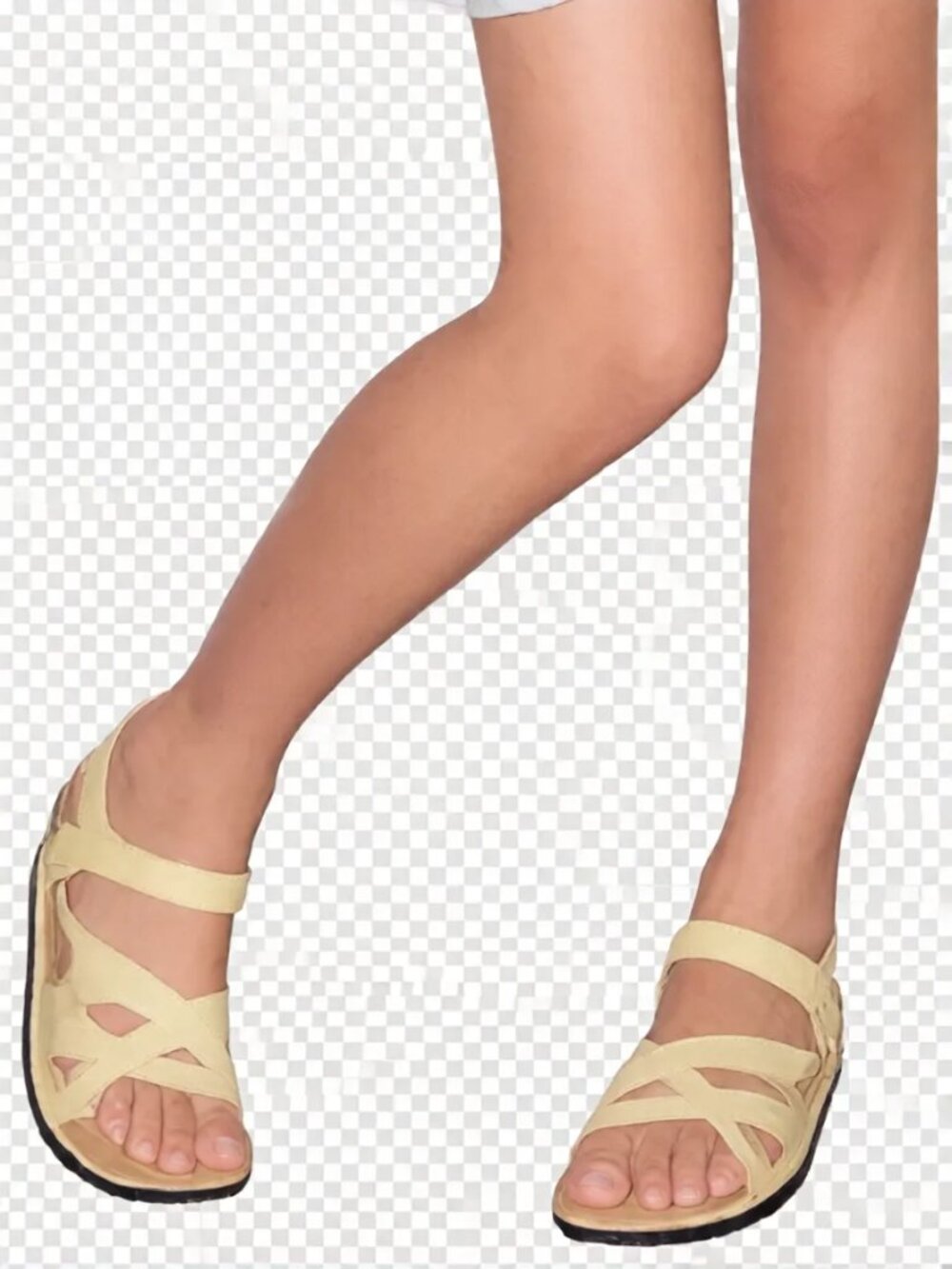 Naot Paris cork leather padded orthopedic comfort beige-green sandals EU41 =US10